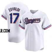 Nathan Eovaldi Youth Texas Rangers Gold Limited White 2024 Collection Jersey