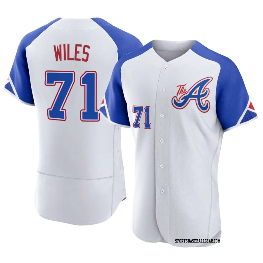 Nathan Wiles Men's Atlanta Braves White Authentic 2023 City Connect Jersey