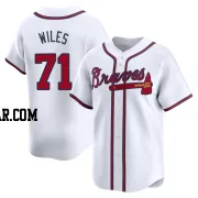 Nathan Wiles Youth Atlanta Braves White Limited Home Jersey