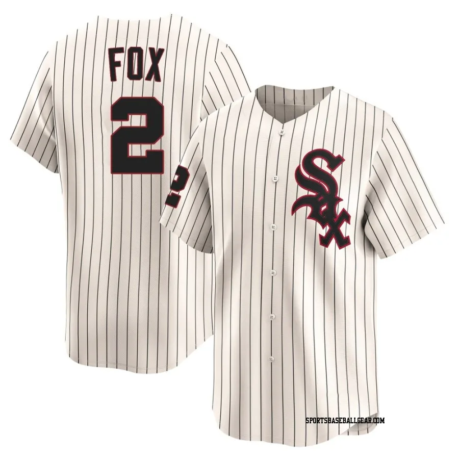 Nellie Fox Youth Chicago White Sox Cream Limited Throwback Cooperstown Jersey