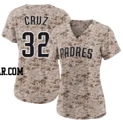 Nelson Cruz Women's San Diego Padres Camo Limited 2nd Alternate Jersey