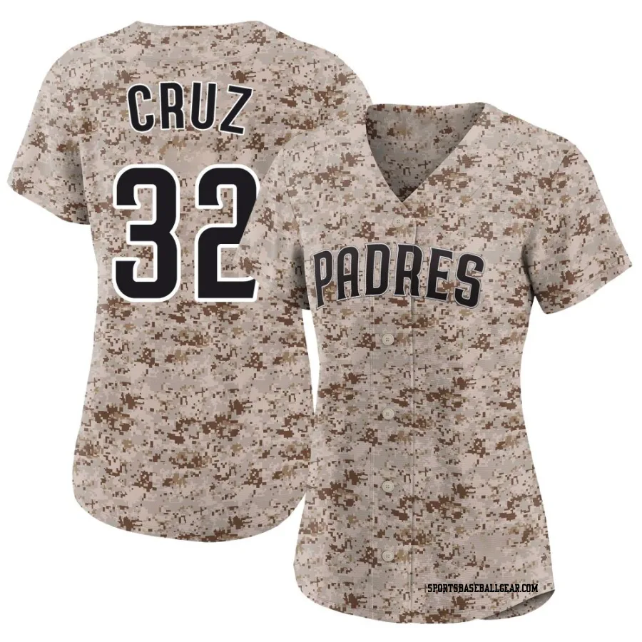 Nelson Cruz Women's San Diego Padres Camo Limited 2nd Alternate Jersey