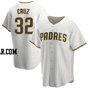 Nelson Cruz Youth San Diego Padres White/Brown Replica Home Jersey