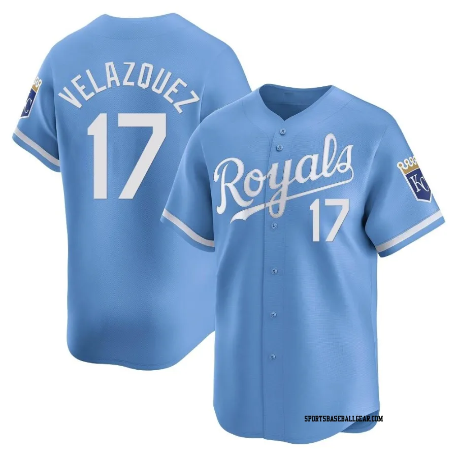 Nelson Velazquez Youth Kansas City Royals Light Blue Limited Alternate Jersey