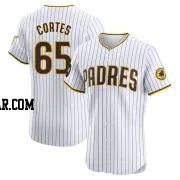Nestor Cortes Men's San Diego Padres White Elite Home Patch Jersey