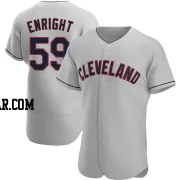Nic Enright Men's Cleveland Guardians Gray Authentic Road Jersey