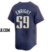 Nic Enright Men's Cleveland Guardians Navy Limited 2024 City Connect Jersey