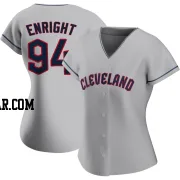 Nic Enright Women's Cleveland Guardians Gray Authentic Road Jersey