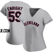 Nic Enright Women's Cleveland Guardians Gray Authentic Road Jersey