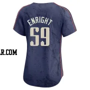 Nic Enright Women's Cleveland Guardians Navy Limited 2024 City Connect Jersey