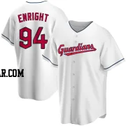 Nic Enright Youth Cleveland Guardians White Replica Home Jersey