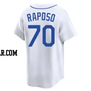 Nicholas Raposo Youth Seattle Mariners White Limited Throwback Cooperstown Collection Jersey