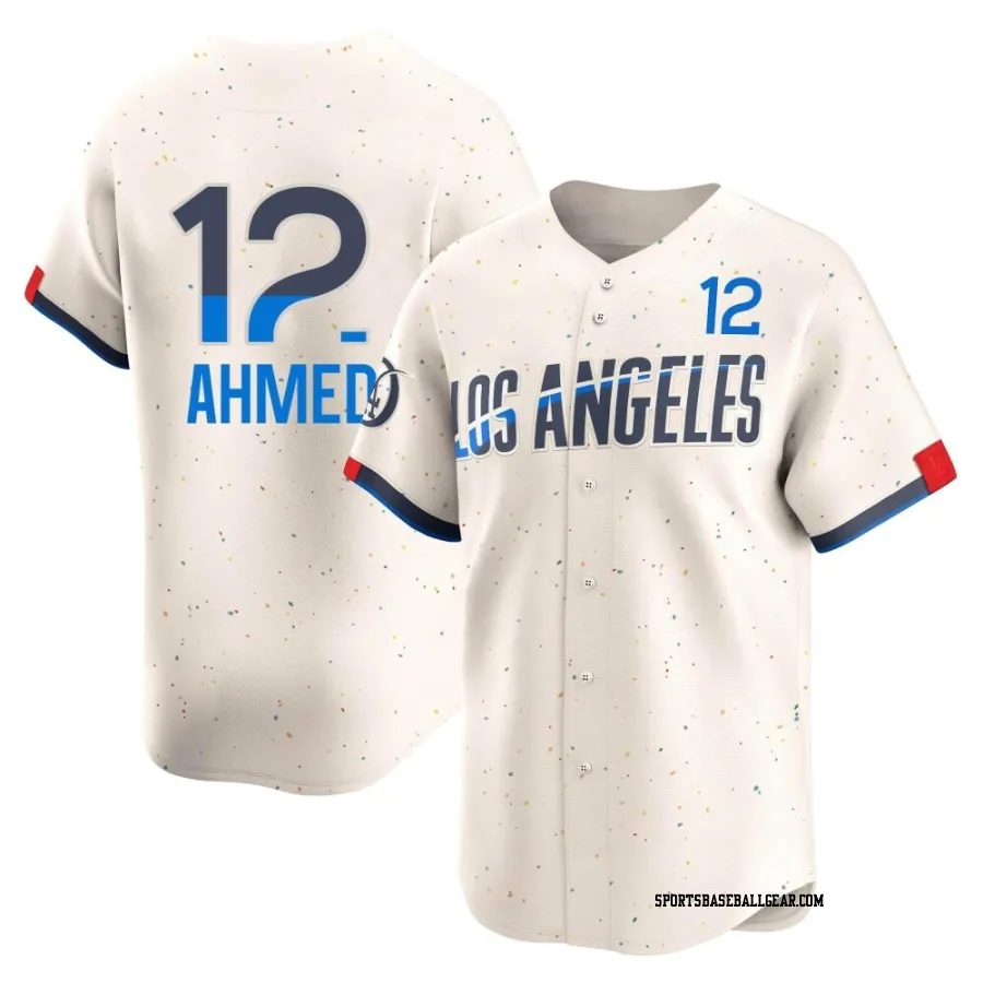 Nick Ahmed Men's Los Angeles Dodgers Cream Limited 2024 City Connect Jersey