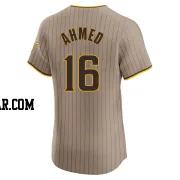 Nick Ahmed Men's San Diego Padres Brown Elite Alternate Jersey