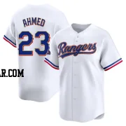 Nick Ahmed Men's Texas Rangers Gold Limited White 2024 Collection Jersey