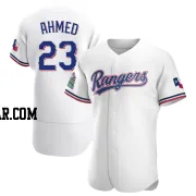 Nick Ahmed Men's Texas Rangers White Authentic Home Jersey