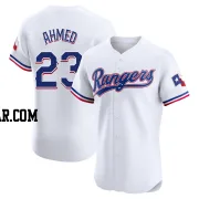 Nick Ahmed Men's Texas Rangers White Elite Home Jersey