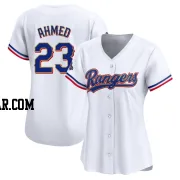Nick Ahmed Women's Texas Rangers Gold Limited White 2024 Collection Jersey