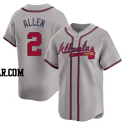 Nick Allen Men's Atlanta Braves Gray Limited Away Jersey