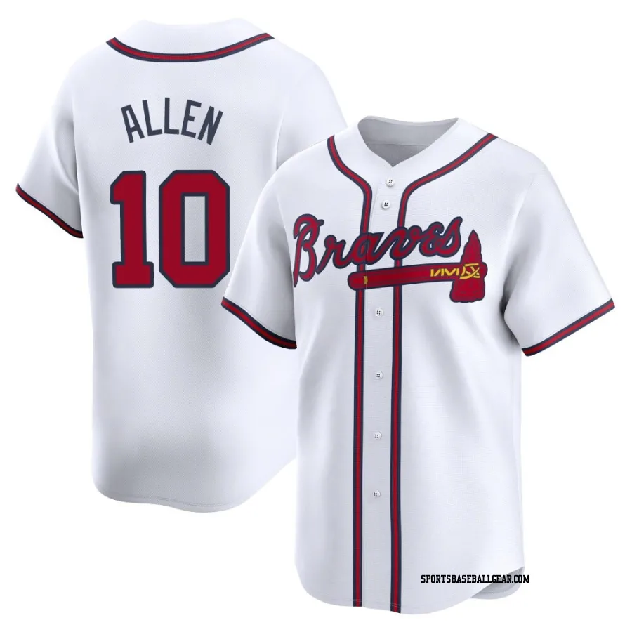 Nick Allen Men's Atlanta Braves White Limited Home Jersey