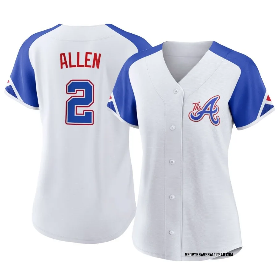 Nick Allen Women's Atlanta Braves White Authentic 2023 City Connect Jersey