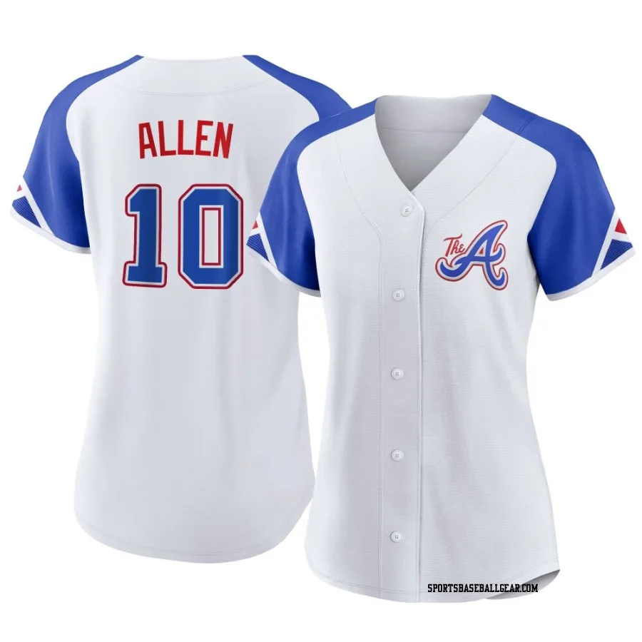 Nick Allen Women's Atlanta Braves White Replica 2023 City Connect Jersey