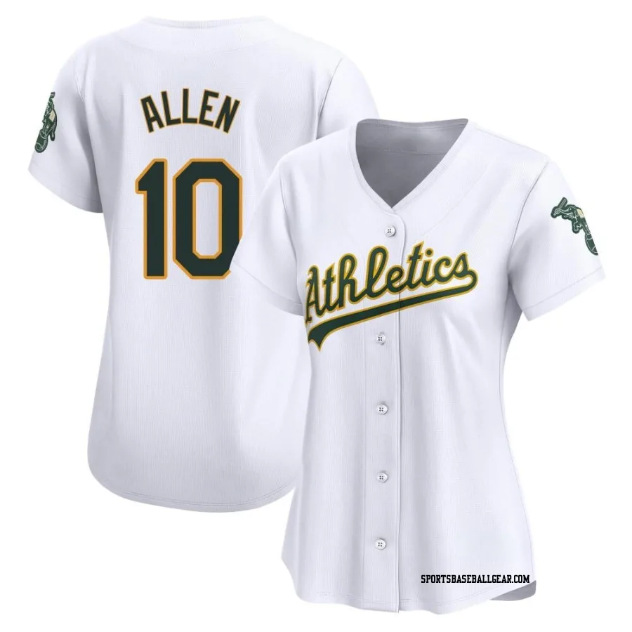 Nick Allen Women's Oakland Athletics White Limited Home Jersey