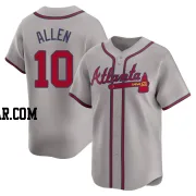Nick Allen Youth Atlanta Braves Gray Limited Away Jersey