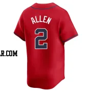 Nick Allen Youth Atlanta Braves Red Limited Alternate Jersey