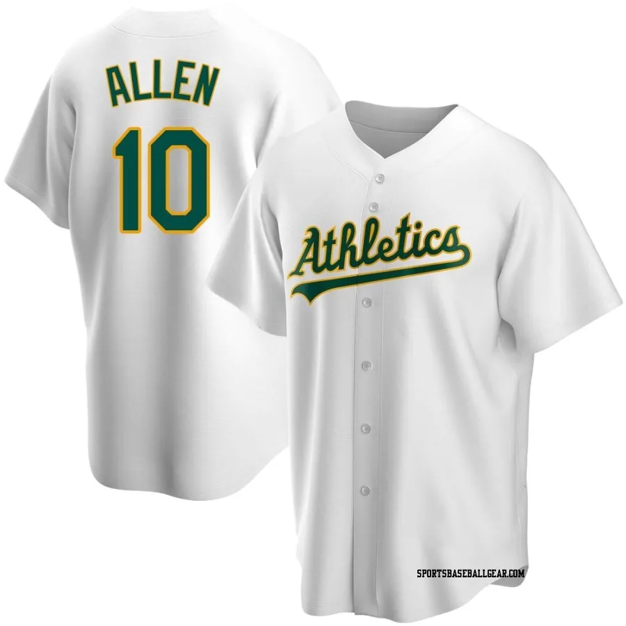 Nick Allen Youth Oakland Athletics White Replica Home Jersey