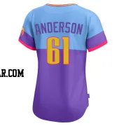 Nick Anderson Women's Colorado Rockies Purple/Light Limited Blue 2025 City Connect Jersey