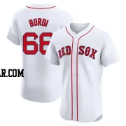 Nick Burdi Men's Boston Red Sox White Elite Home Patch Jersey