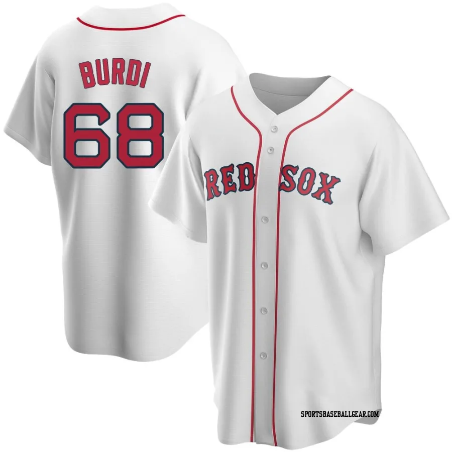 Nick Burdi Youth Boston Red Sox White Replica Home Jersey