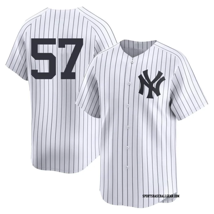 Nick Burdi Youth New York Yankees White Limited Yankee Home 2nd Jersey