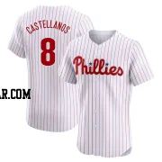 Nick Castellanos Men's Philadelphia Phillies White Elite Home Jersey