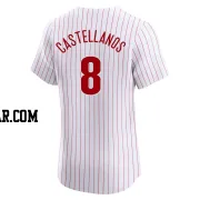 Nick Castellanos Men's Philadelphia Phillies White Elite Home Jersey