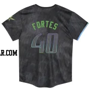 Nick Fortes Toddler Tampa Bay Rays Charcoal Limited 2024 City Connect Jersey