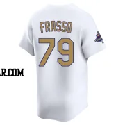 Nick Frasso Youth Los Angeles Dodgers Gold Limited White 2025 Collection Jersey