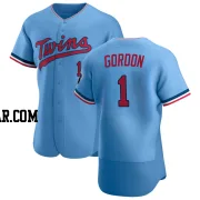 Nick Gordon Men's Minnesota Twins Light Blue Authentic Alternate Jersey