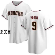 Nick Heath Men's Arizona Diamondbacks White Replica Home Jersey
