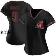 Nick Heath Women's Arizona Diamondbacks Black Authentic Alternate Jersey
