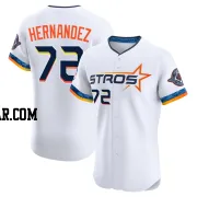 Nick Hernandez Men's Houston Astros White Elite 2025 City Connect Jersey