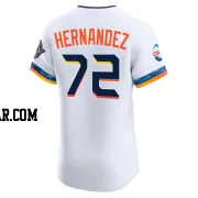 Nick Hernandez Men's Houston Astros White Elite 2025 City Connect Jersey