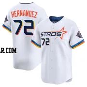 Nick Hernandez Men's Houston Astros White Limited 2025 City Connect Jersey