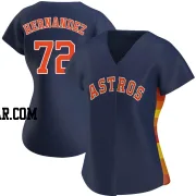 Nick Hernandez Women's Houston Astros Navy Replica Alternate Jersey