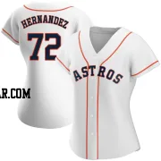 Nick Hernandez Women's Houston Astros White Authentic Home Jersey