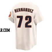Nick Hernandez Youth Houston Astros Cream Limited Throwback Cooperstown Collection Jersey