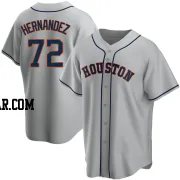 Nick Hernandez Youth Houston Astros Gray Replica Road Jersey