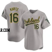 Nick Kurtz Youth Oakland Athletics Gray Limited Away Jersey