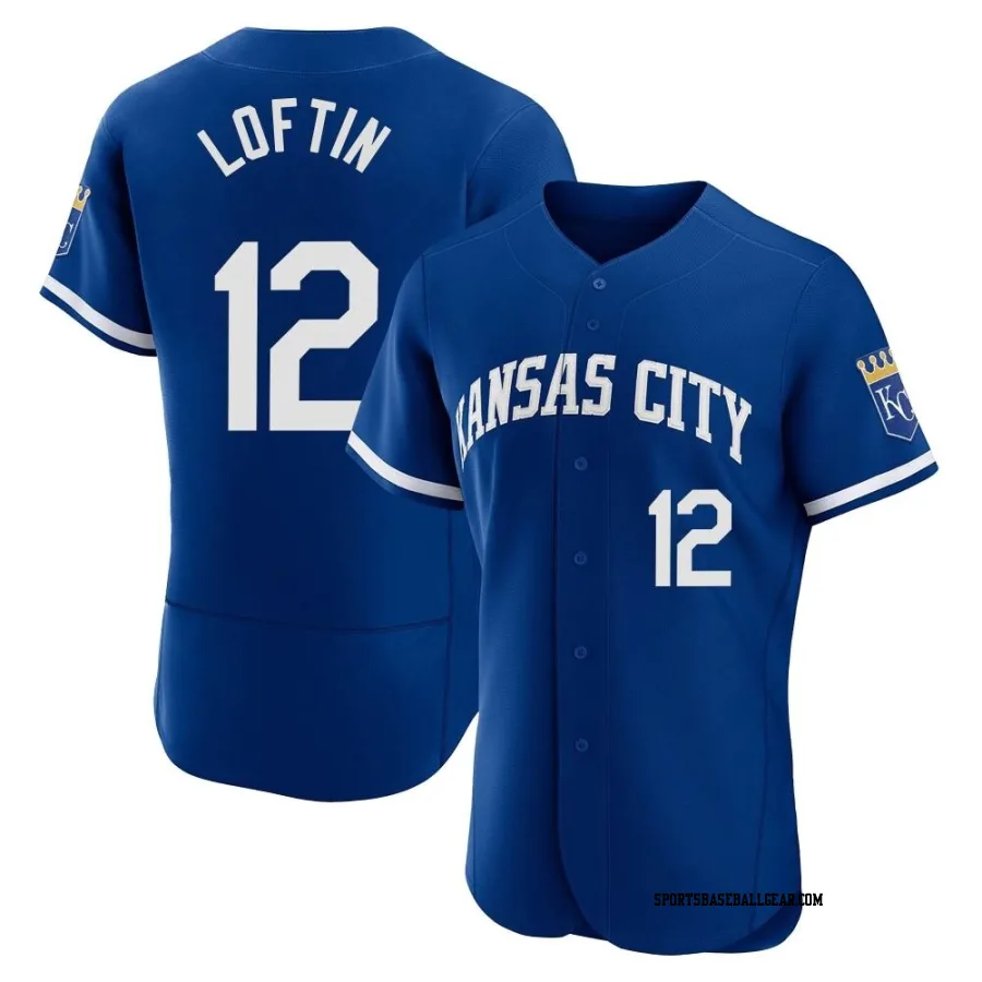 Nick Loftin Men's Kansas City Royals Royal Authentic 2022 Alternate Jersey